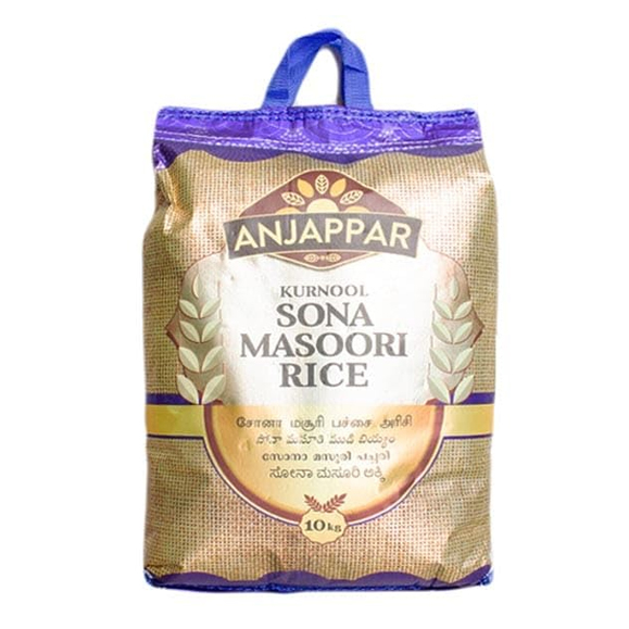 Anjappar Kurnool Sona Masoori Rice 5Kg thumbnail 1